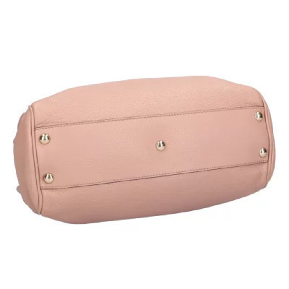 Gucci Bamboo Leather Shoulder Pink Bag - Picture 5 of 8
